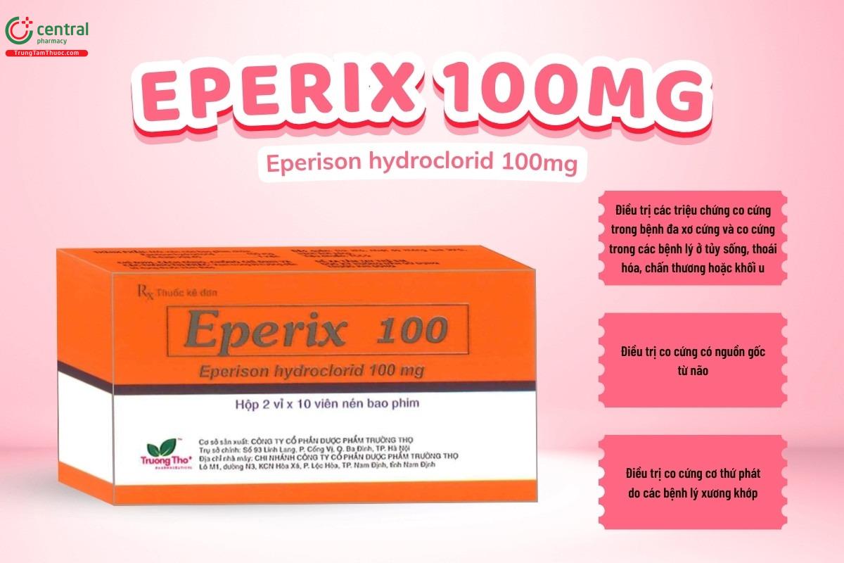Chỉ định của thuốc Eperix 100mg