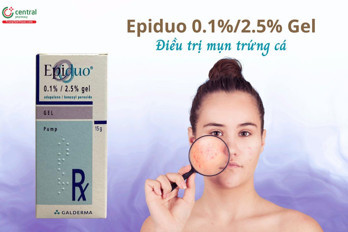 Tác dụng - Chỉ định của thuốc Epiduo 0.1%/2.5% Gel 15g