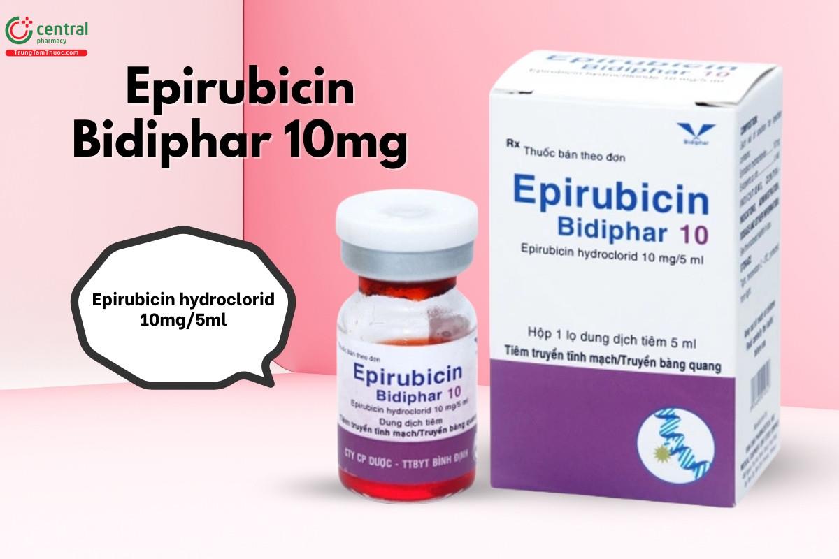 Thành phần chính của Epirubicin Bidiphar 10mg