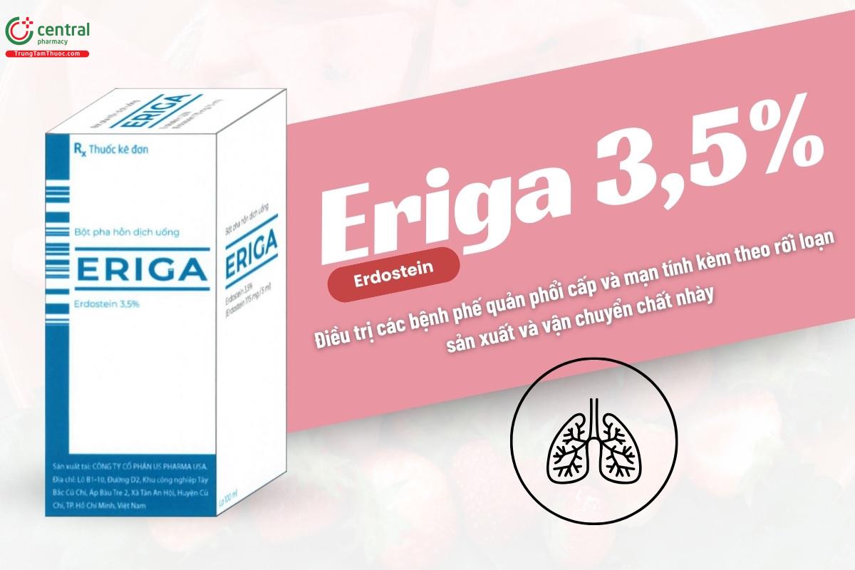 Tác dụng của thuốc Eriga 3,5%