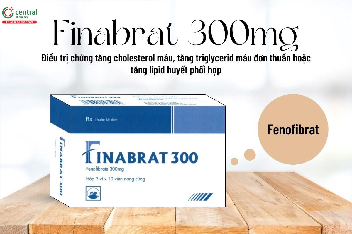 Chỉ định của thuốc Finabrat 300mg