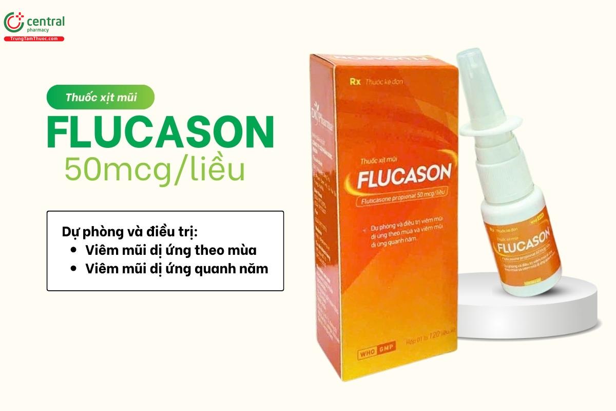 Chỉ định của thuốc Flucason 50mcg/liều