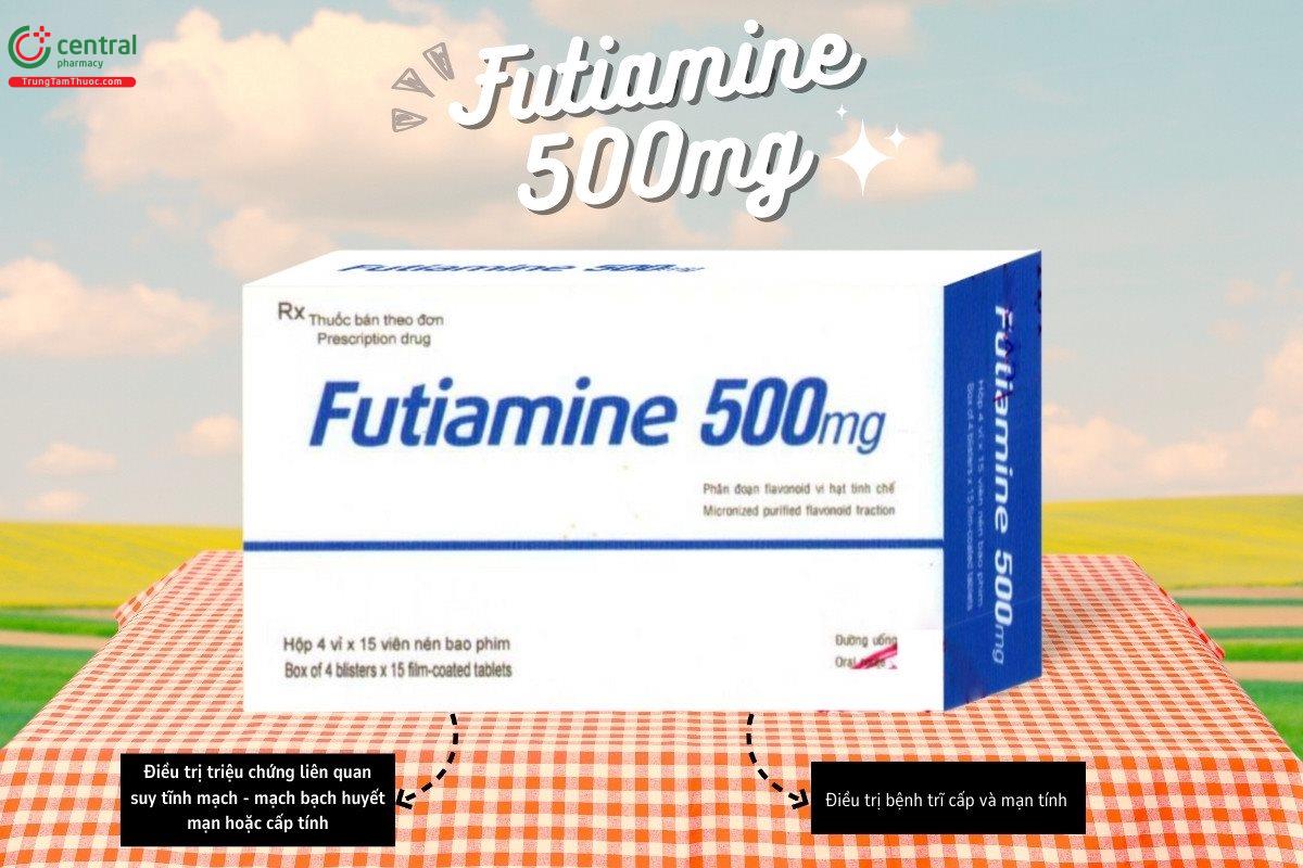 Chỉ định của thuốc Futiamine 500mg