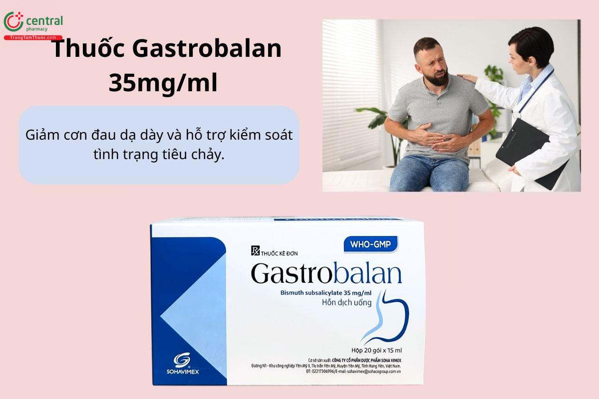 Chỉ định của thuốc Gastrobalan 35mg/ml