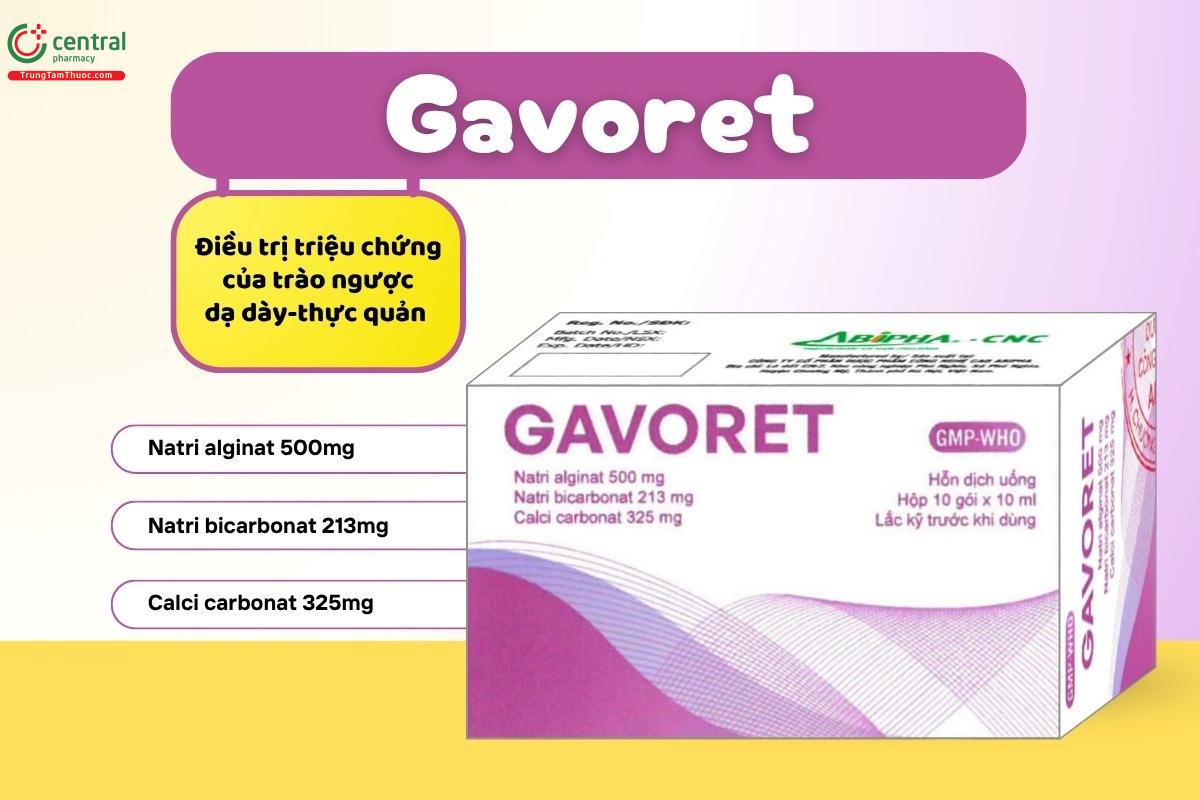 Tác dụng của thuốc Gavoret