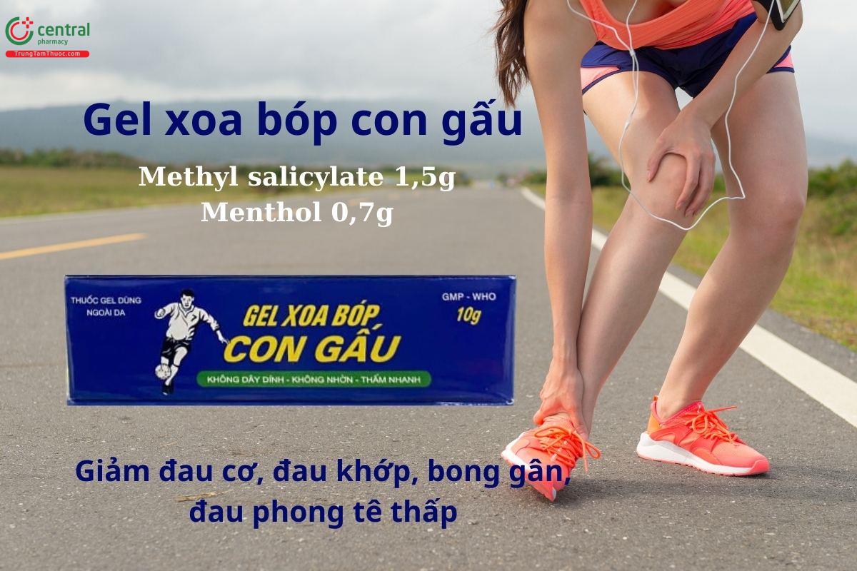 Gel xoa bóp hiệu con gấu