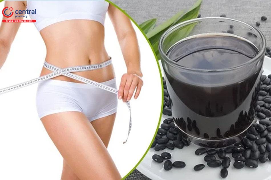 Uống nước đậu đen giảm cân