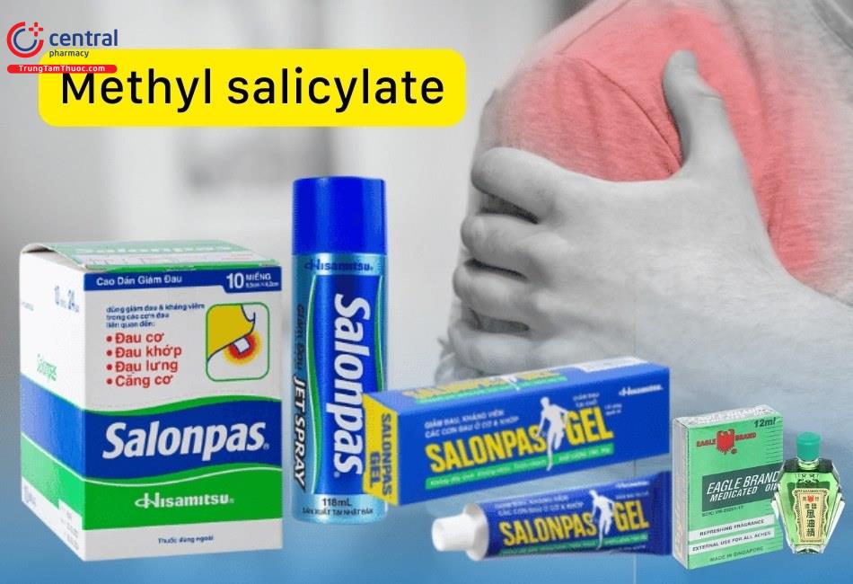 Methyl salicylate dùng để giảm đau nhức do chấn thương
