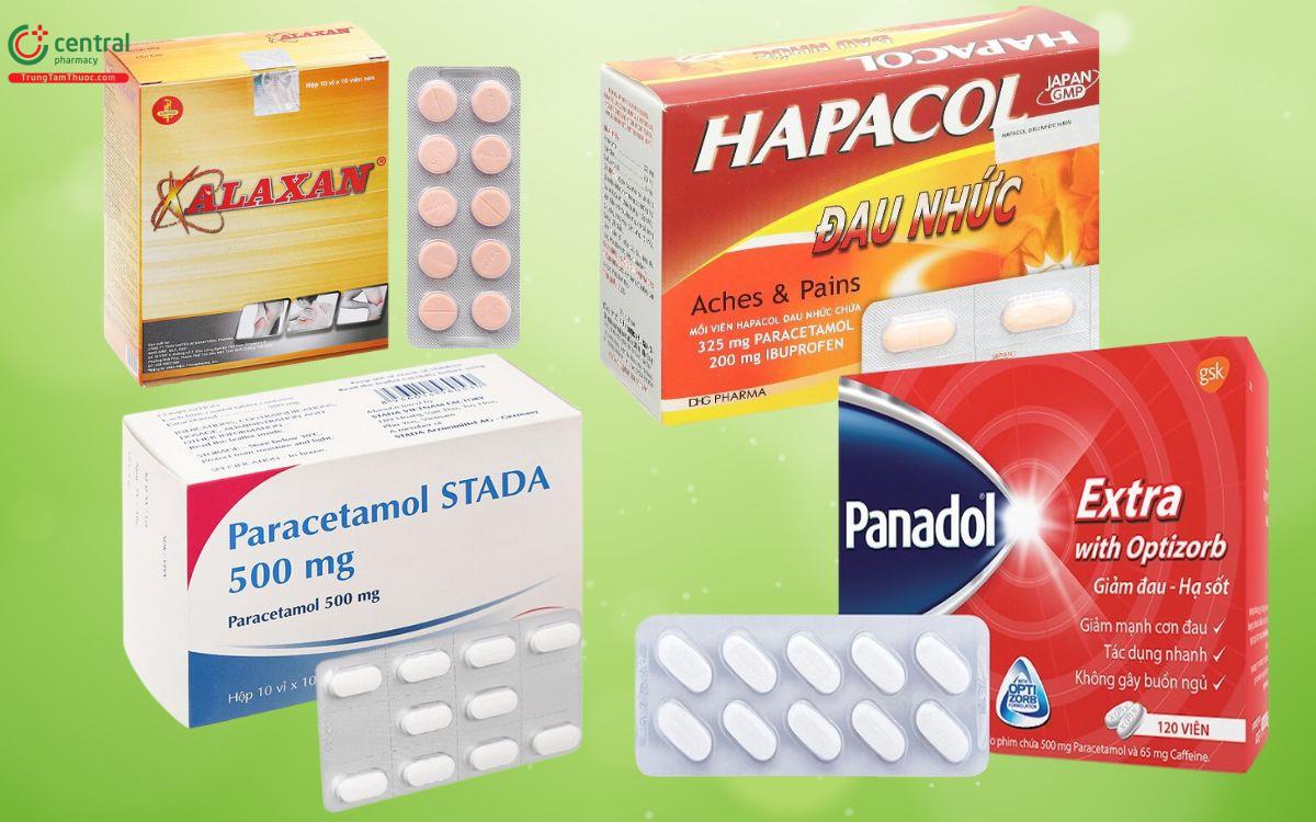 Thuốc giảm đau chứa paracetamol