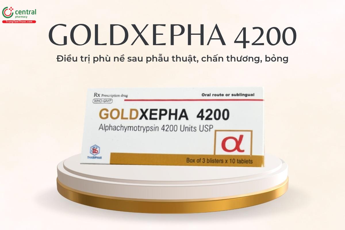 Chỉ định của thuốc Goldxepha 4200