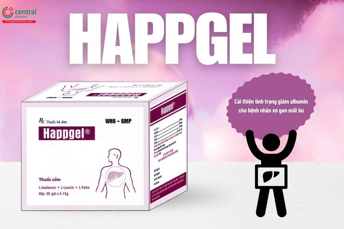 Chỉ định của thuốc Happgel