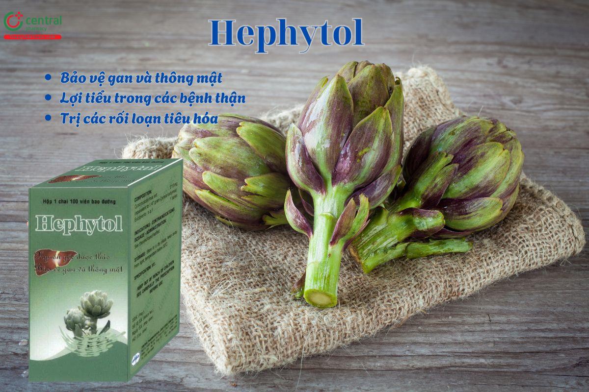 Thuốc Hephytol thông mật, lợi tiểu, hỗ trợ trị rối loạn tiêu hoá