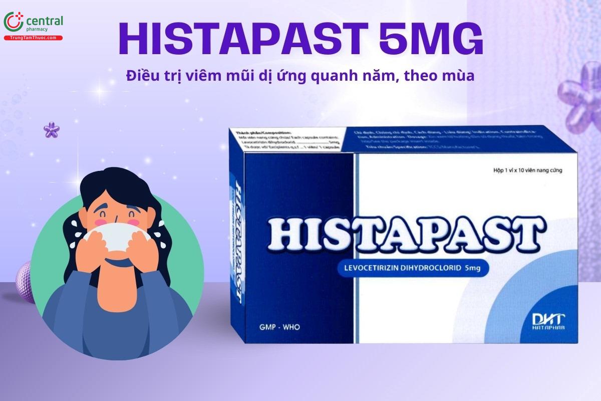 Histapast 5mg là thuốc chống dị ứng