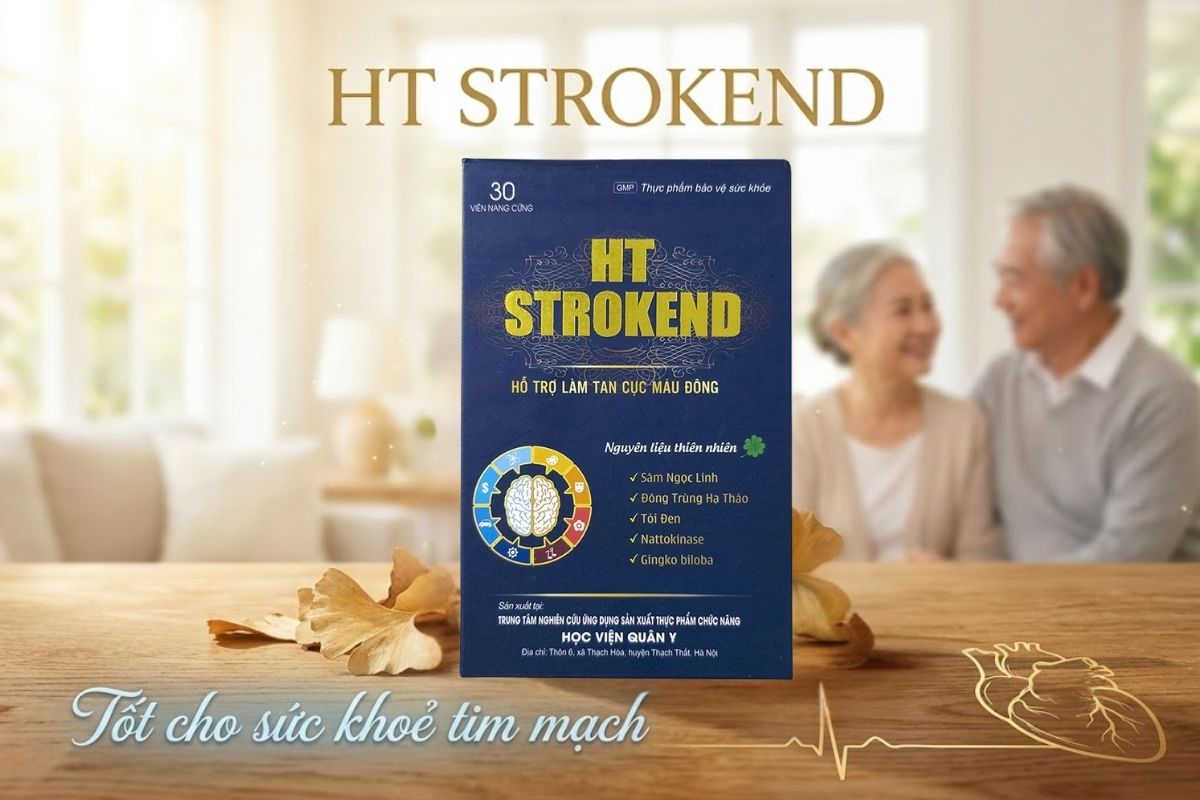 HT Strokend chứa nhiều thành phần có lợi cho tim mạch