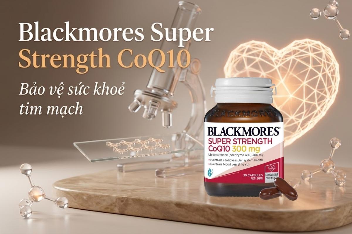 Sử dụng Blackmores CoQ10 là giải pháp hiệu quả cho sức khỏe tim mạch