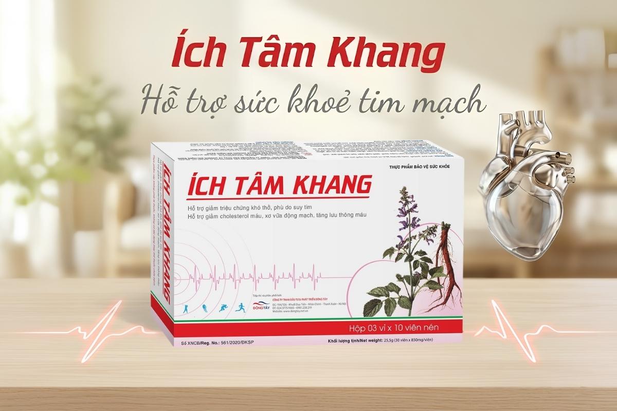 Ích Tâm Khang - thuốc bổ tim của người Việt