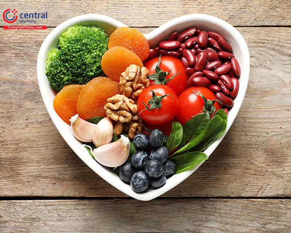 Chế độ ăn phù hợp giúp bảo vệ tim mạch