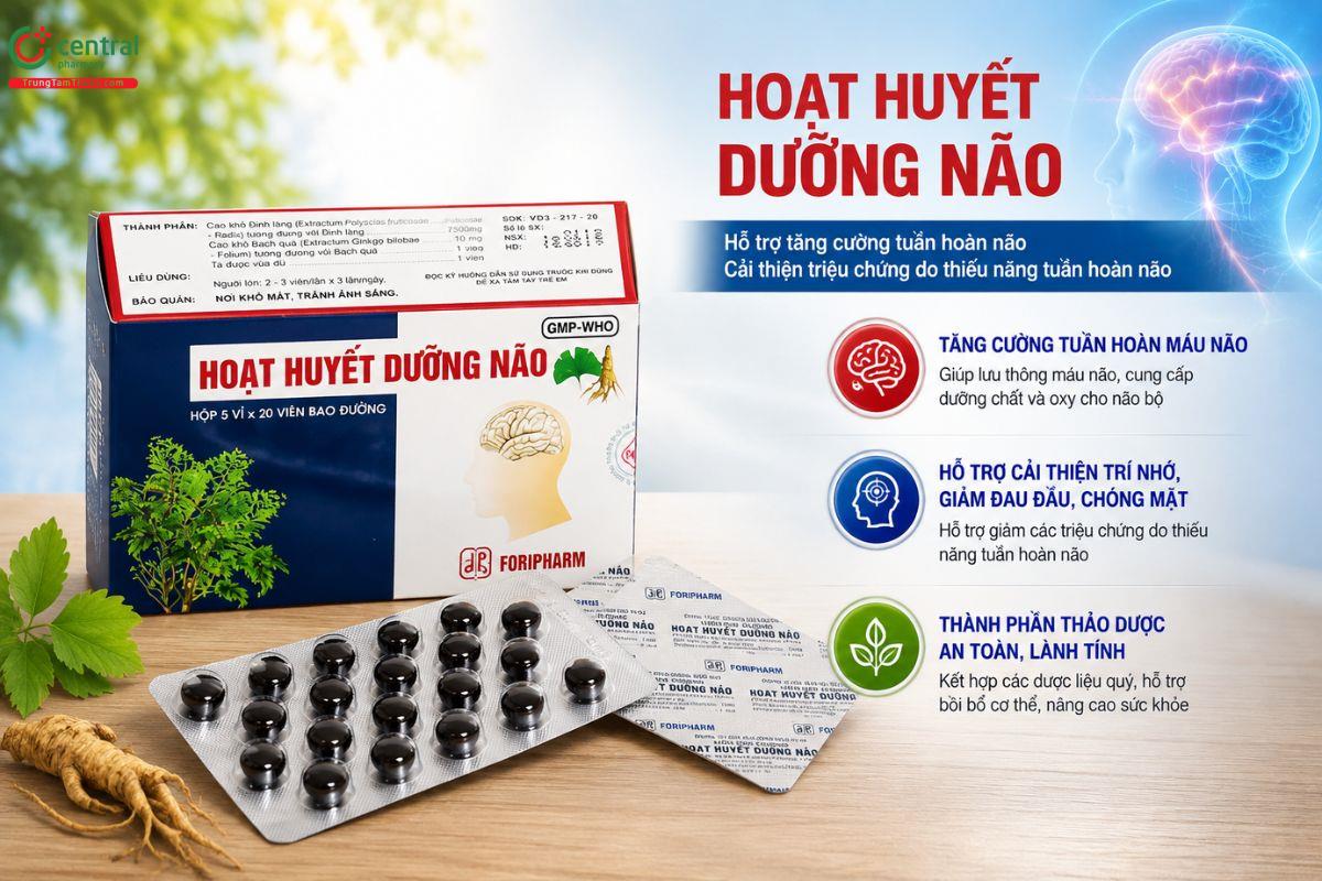 Hình ảnh sản phẩm Hoạt Huyết Dưỡng Não Foripharm