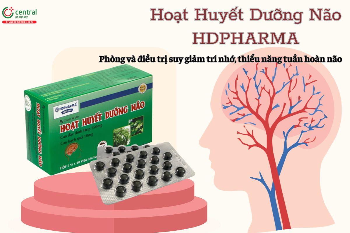 Thuốc Hoạt Huyết Dưỡng Não HDPHARMA có tác dụng gì?