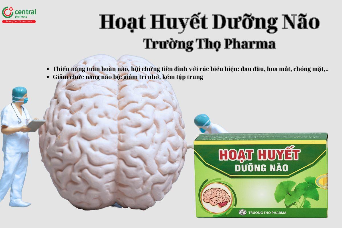 Hoạt Huyết Dưỡng Não Trường Thọ Pharma - Thuốc điều trị thiểu năng tuần hoàn não
