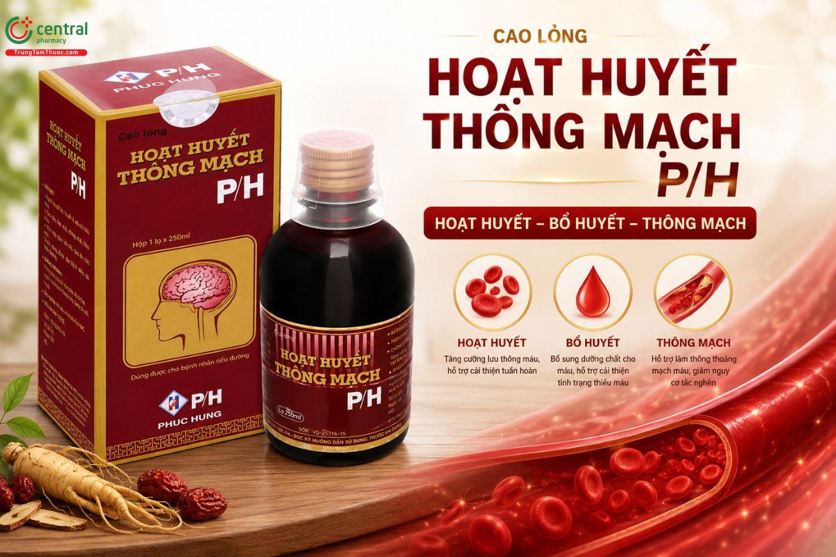 Hình ảnh sản phẩm Hoạt huyết thông mạch P/H
