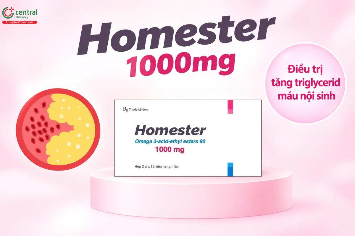 Chỉ định của thuốc Homester 1000mg