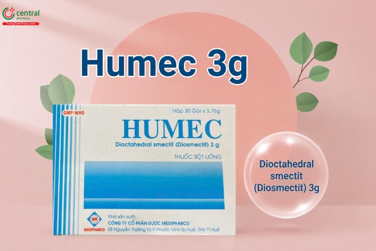 Thành phần chính của thuốc Humec 3g