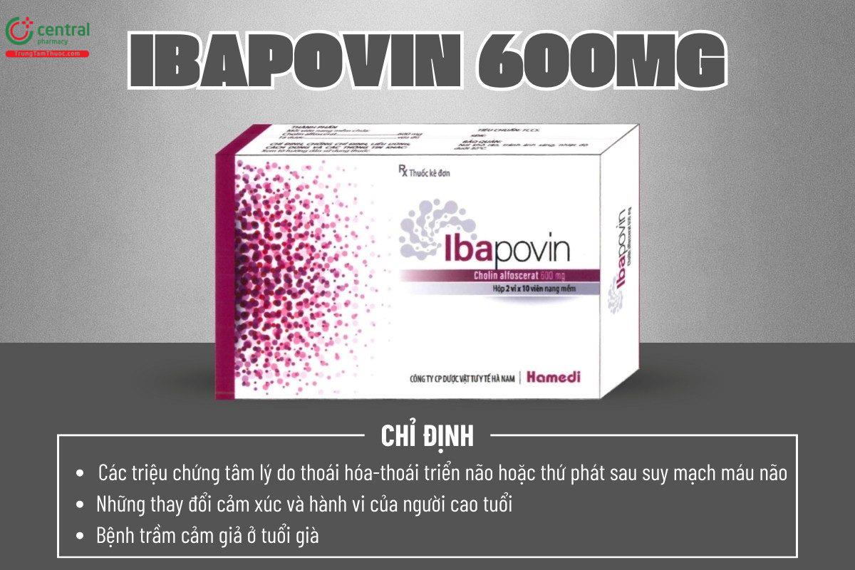 Chỉ định của thuốc Ibapovin 600mg