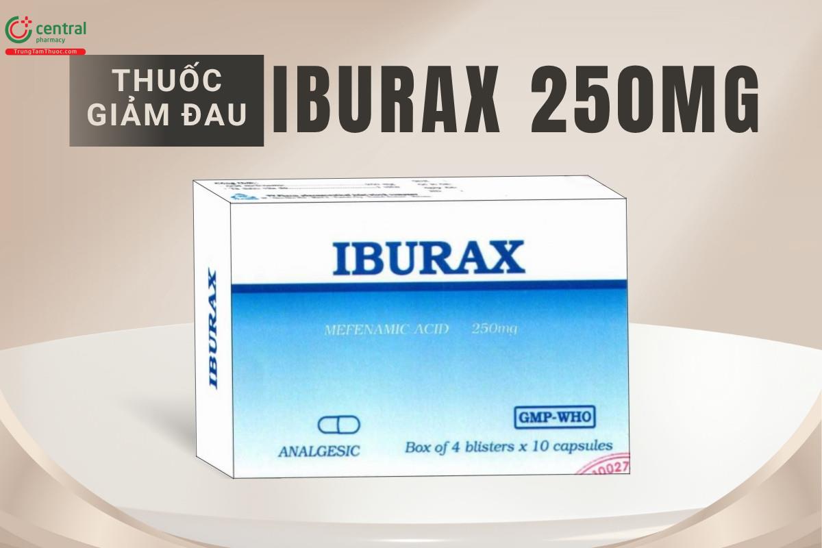 Thuốc Iburax 250mg giúp giảm đau nhẹ và vừa