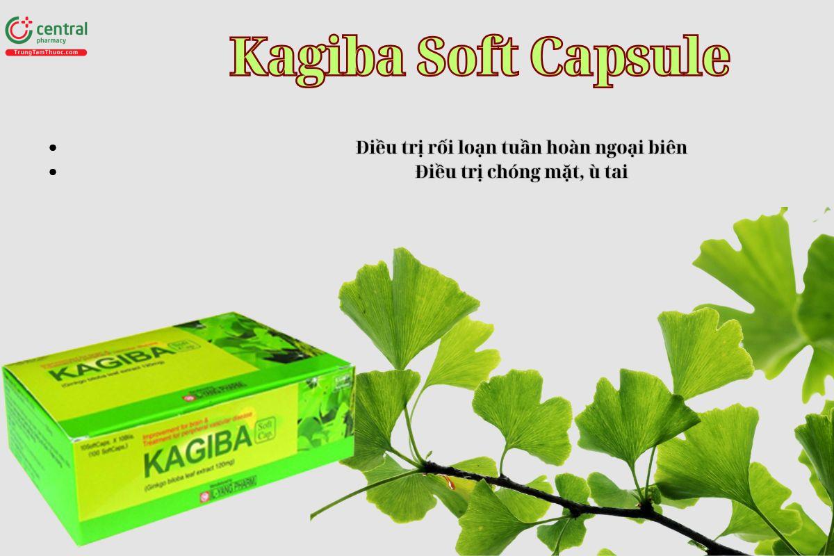 Thuốc Kagiba Soft Capsule điều trị chóng mặt, ù tai