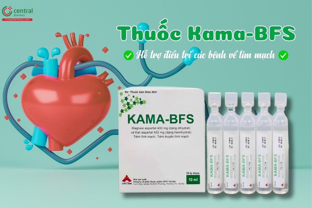 Thuốc Kama-BFS hỗ trợ điều trị bệnh tim mạn tính, loạn nhịp tim