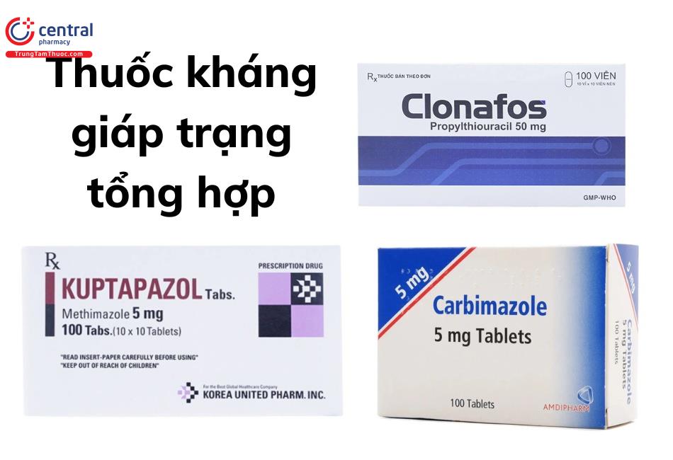 Các thuốc kháng giáp trạng tổng hợp để điều trị bệnh basedow