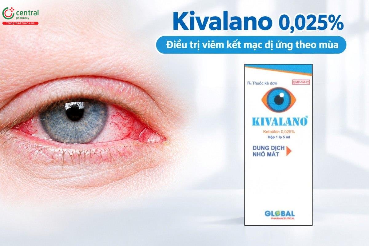 Chỉ định của thuốc Kivalano 0,025%