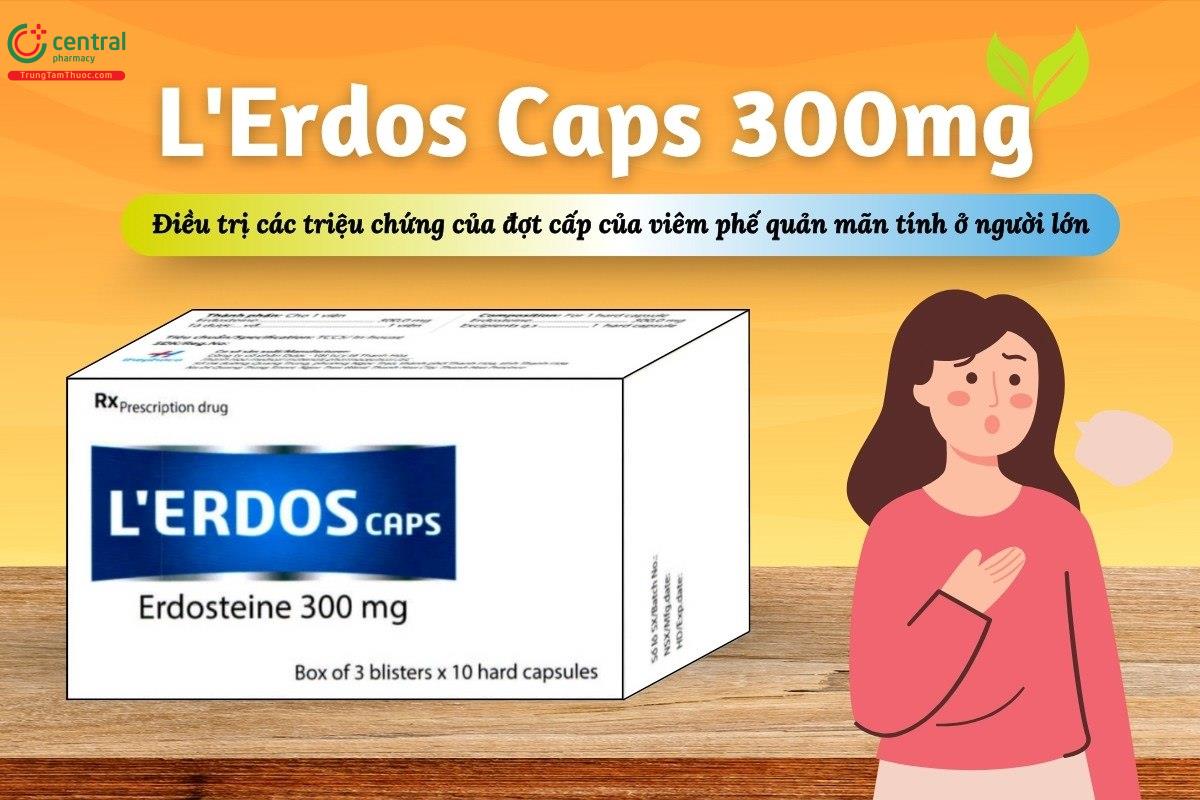 Tác dụng của thuốc L'Erdos Caps 300mg