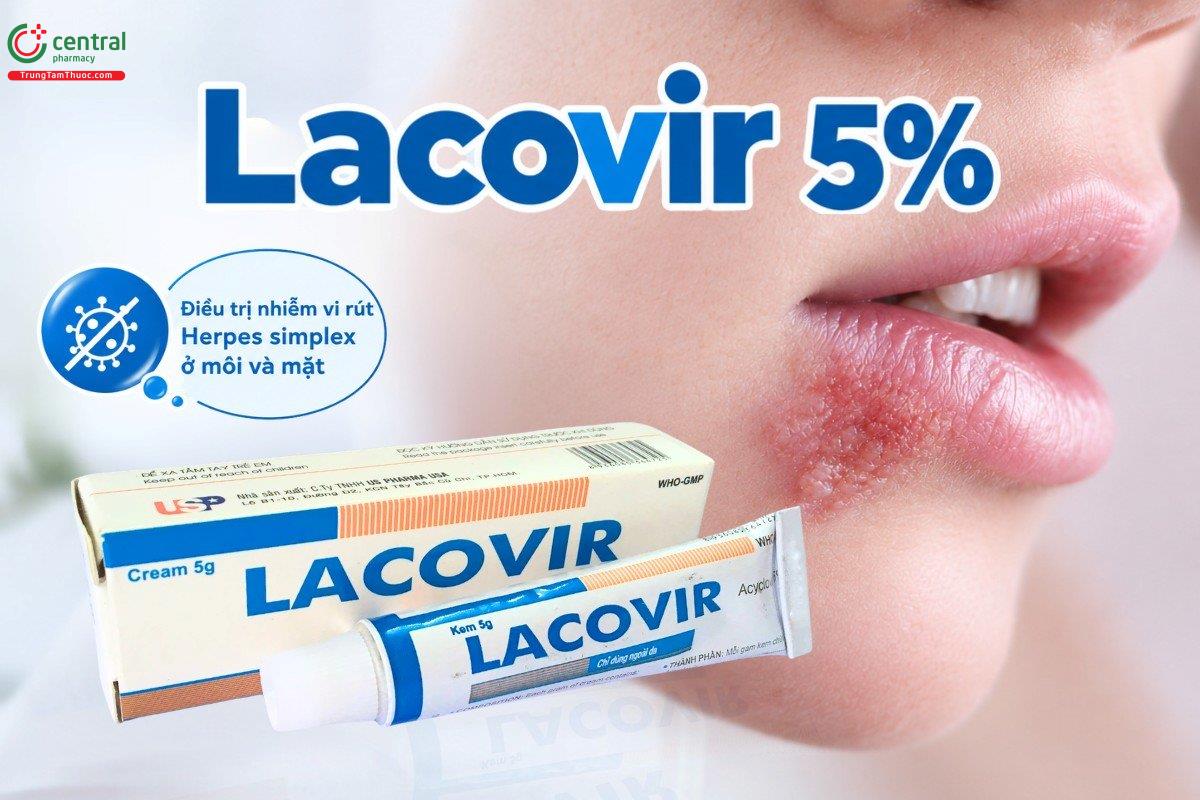 Chỉ định của thuốc Lacovir 5%