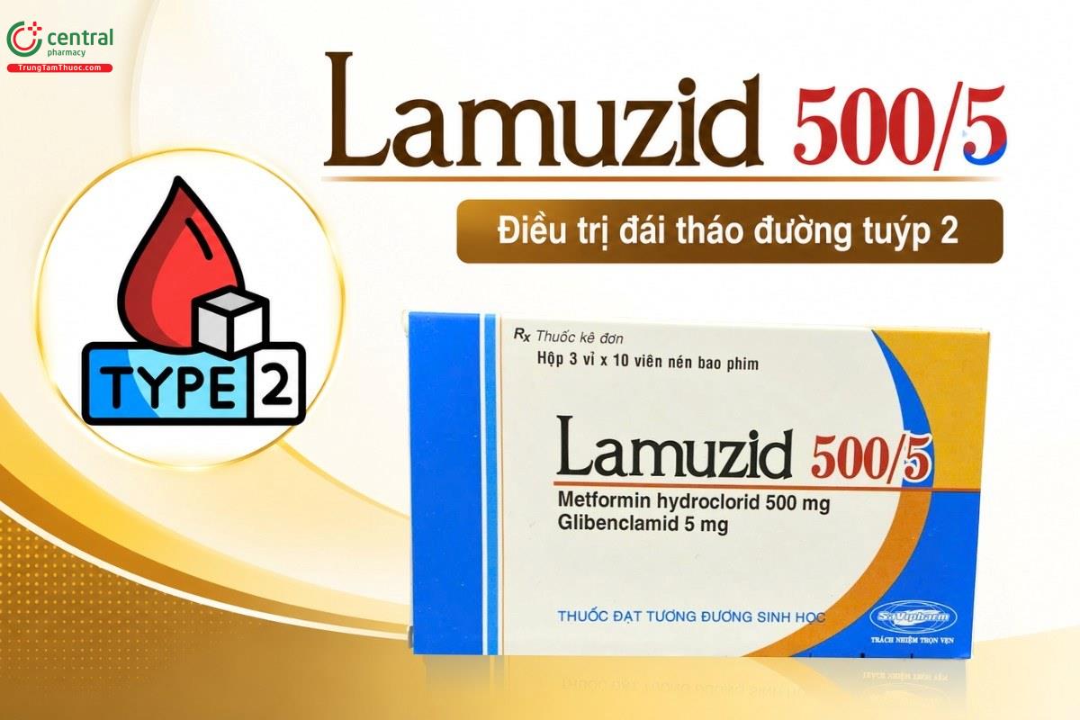 Chỉ định của thuốc Lamuzid 500/5