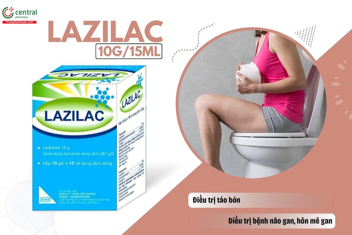 Tác dụng của thuốc Lazilac 10g/15ml