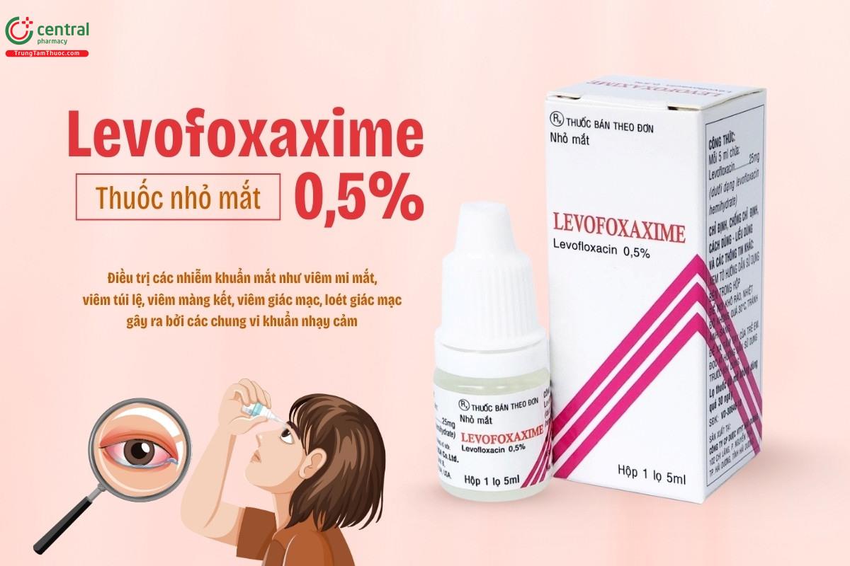 Chỉ định của thuốc Levofoxaxime 0,5%