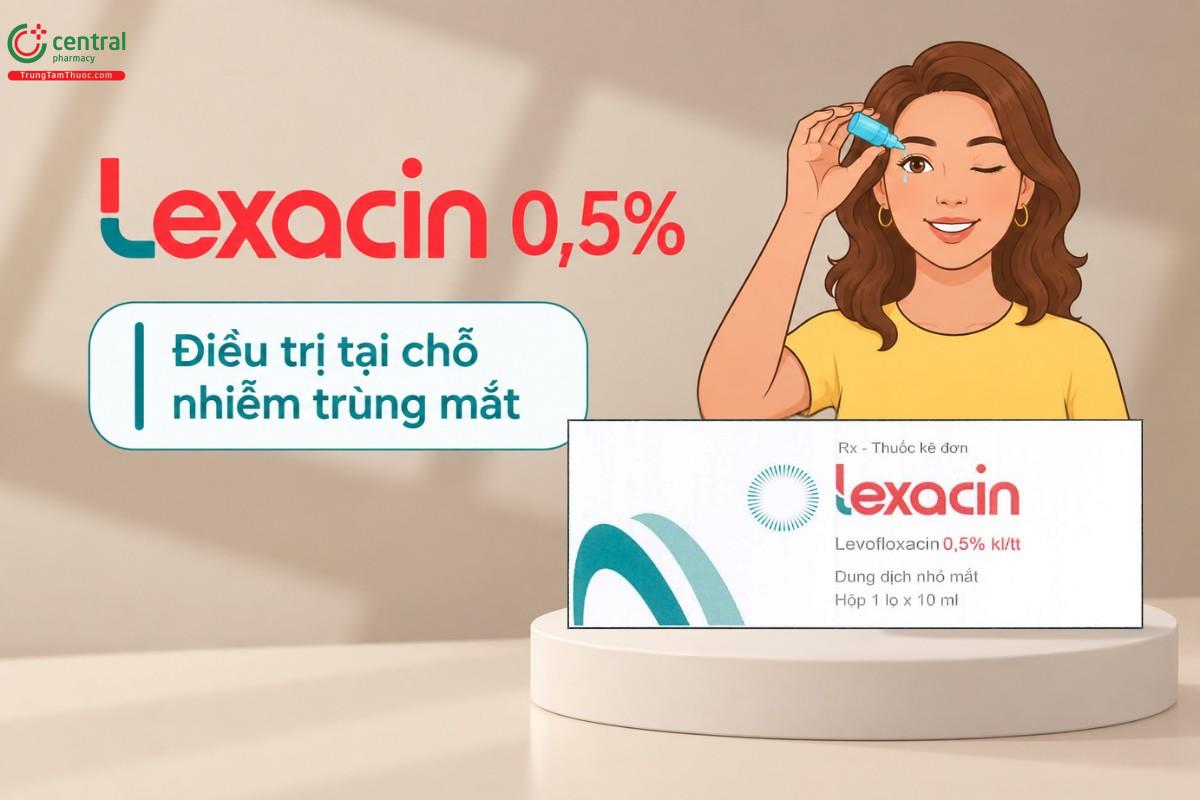 Chỉ định của thuốc Lexacin 0,5%