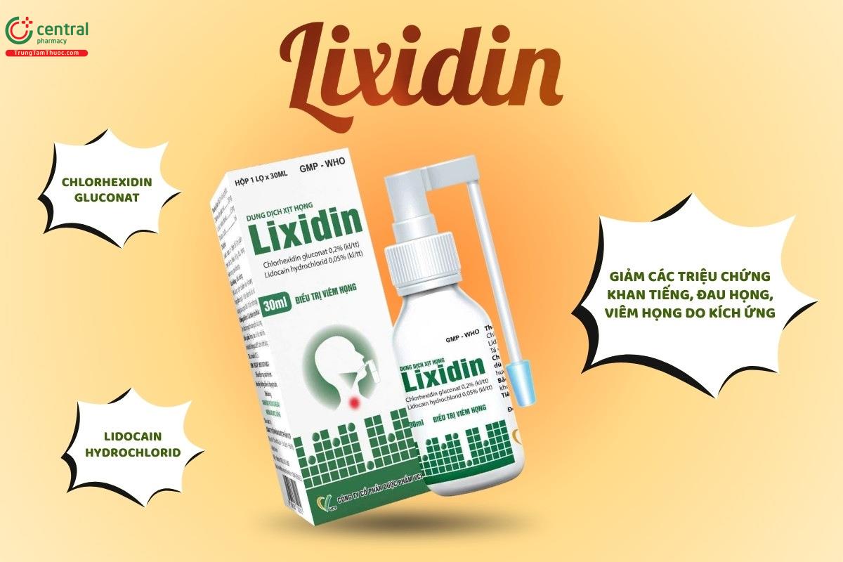 Tác dụng của thuốc Lixidin