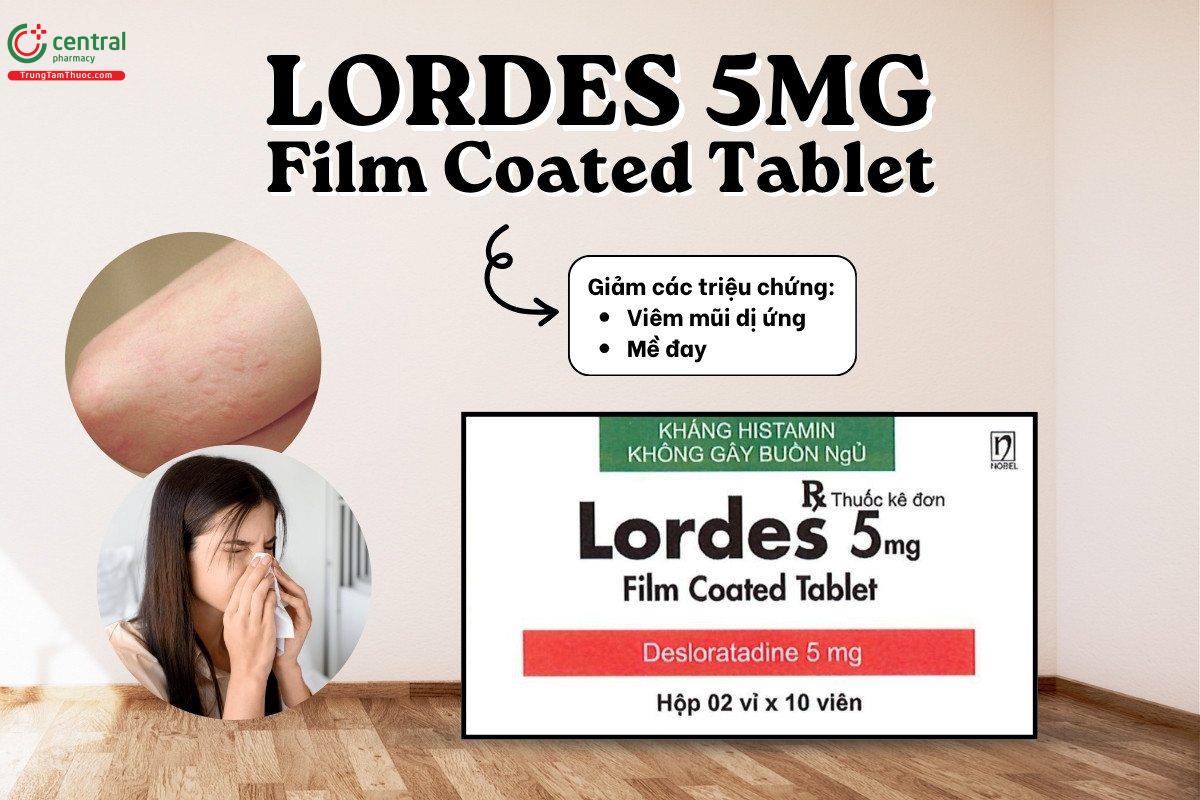 Chỉ định của thuốc Lordes 5mg Film Coated Tablet