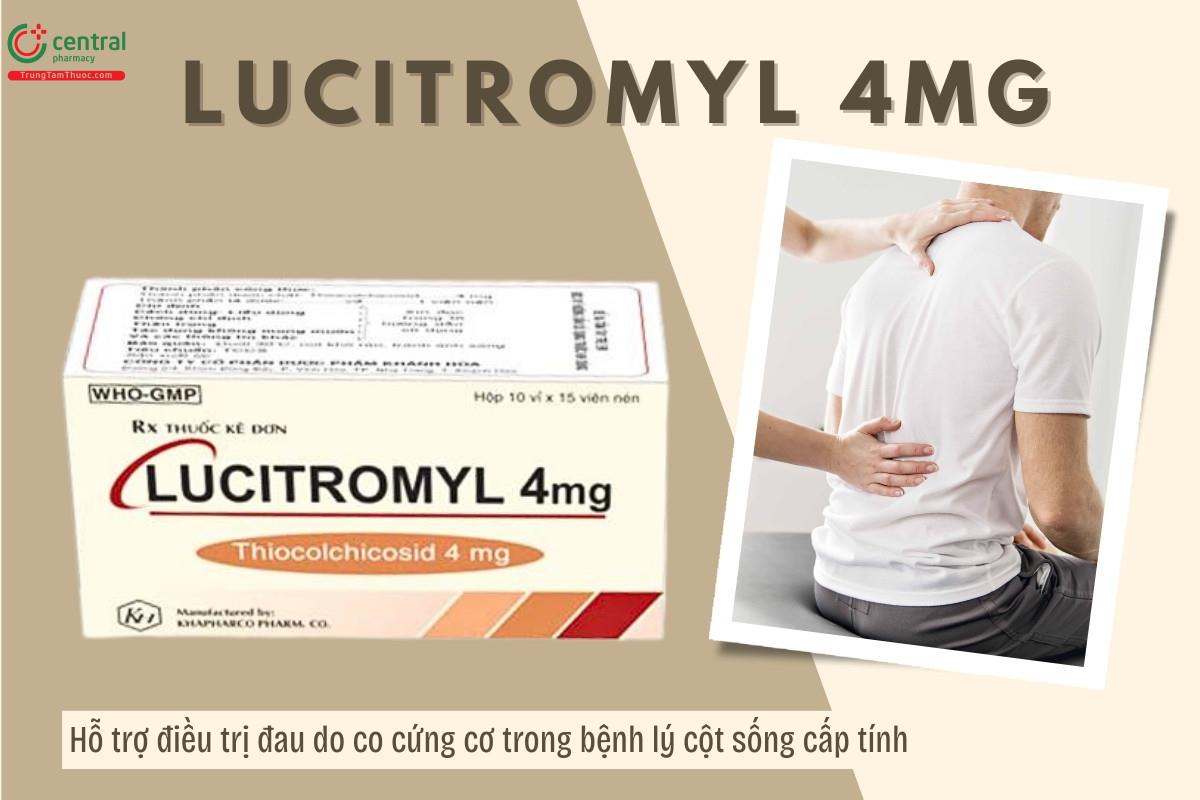 Chỉ định của thuốc Lucitromyl 4mg