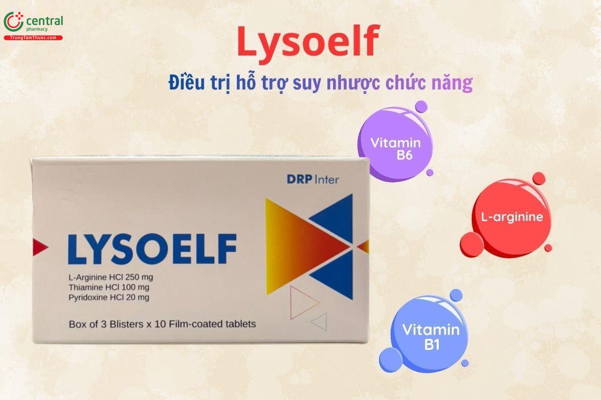 Thuốc Lysoelf - Điều trị hỗ trợ suy nhược chức năng
