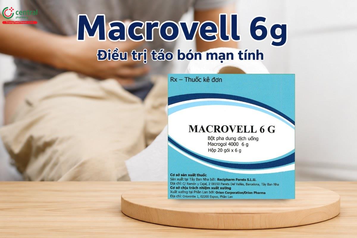 Chỉ định của thuốc Macrovell 6g