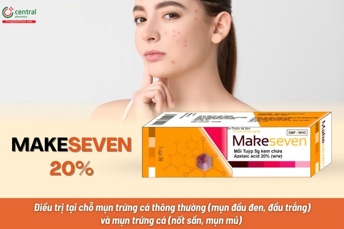 Chỉ định của thuốc Makeseven 20%