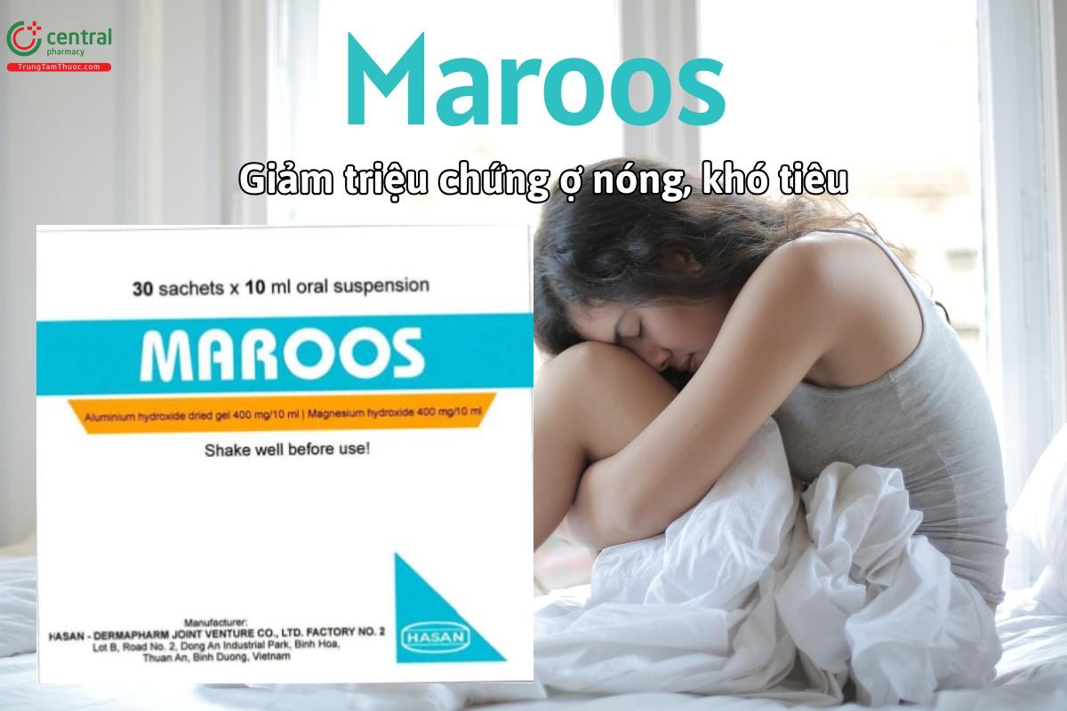 Thuốc Maroos làm giảm triệu chứng khó tiêu, ợ nóng