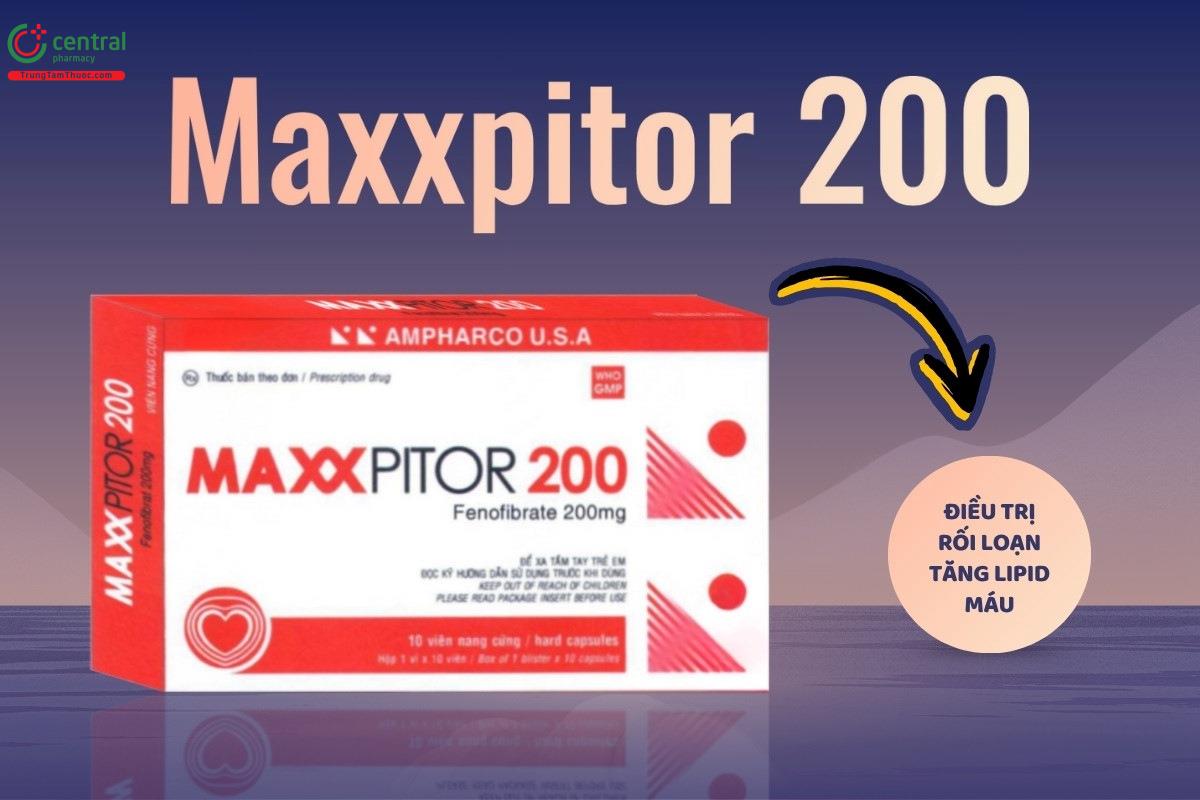 Chỉ định của thuốc Maxxpitor 200