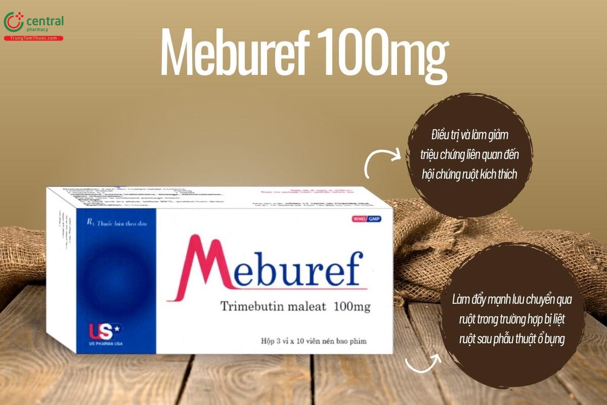 Chỉ định của thuốc Meburef 100mg