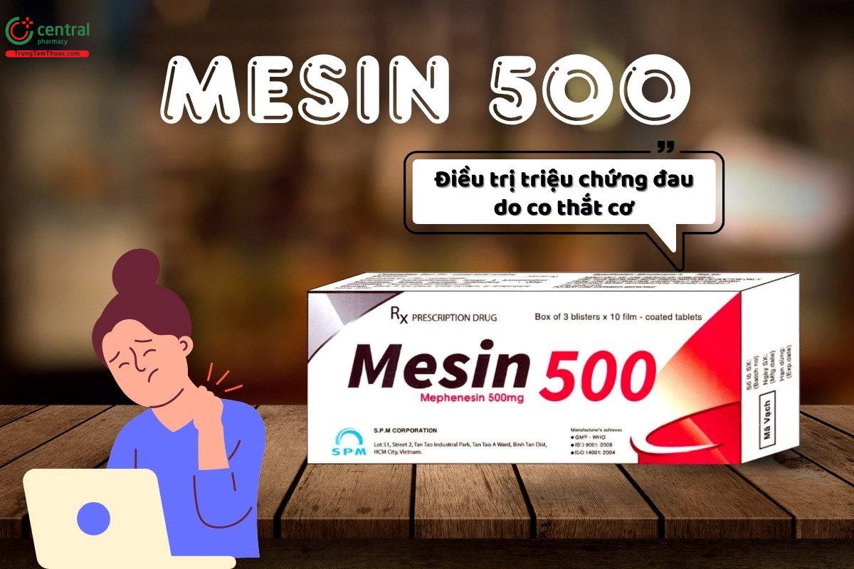 Chỉ định của thuốc Mesin 500
