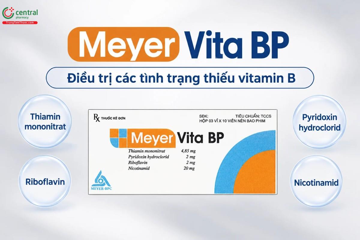 Chỉ định của thuốc Meyer Vita BP
